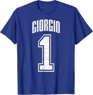 Giorgio Supporter Number 1 Greatest Fan T-Shirt - T-Shirt | Royal