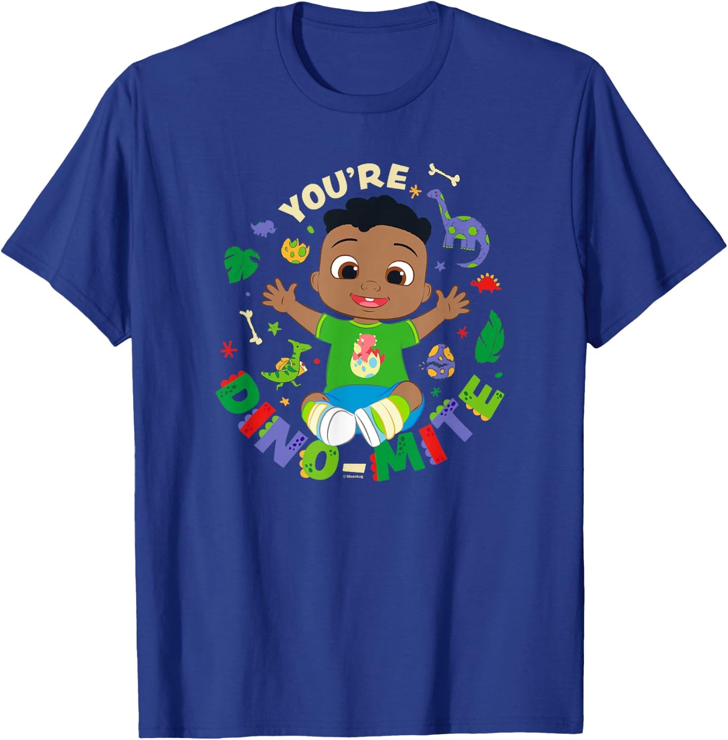 CoComelon Cody You're Dino-Mite T-Shirt - T-Shirt | Royal