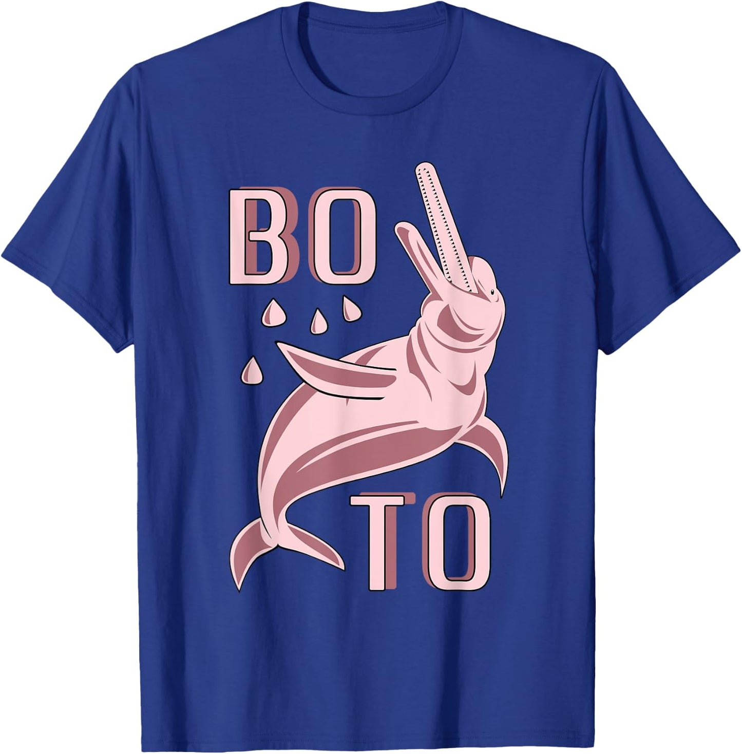 Boto Pink River Dolphin Inia Bufeo T-Shirt - T-Shirt | Royal