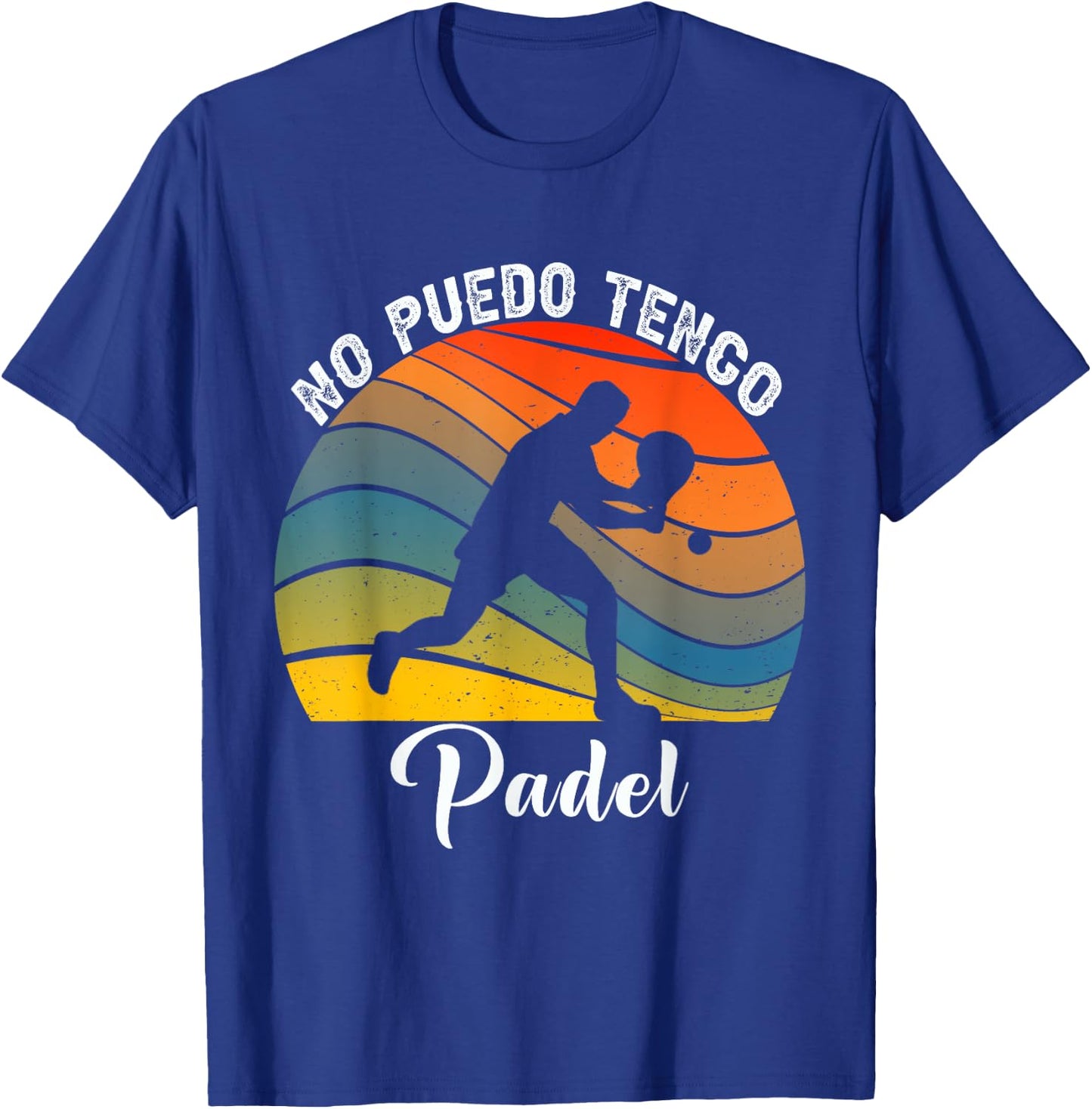 No Puedo Tengo Padel Vintage I can't have Padel Tennis T-Shirt - T-Shirt | Royal
