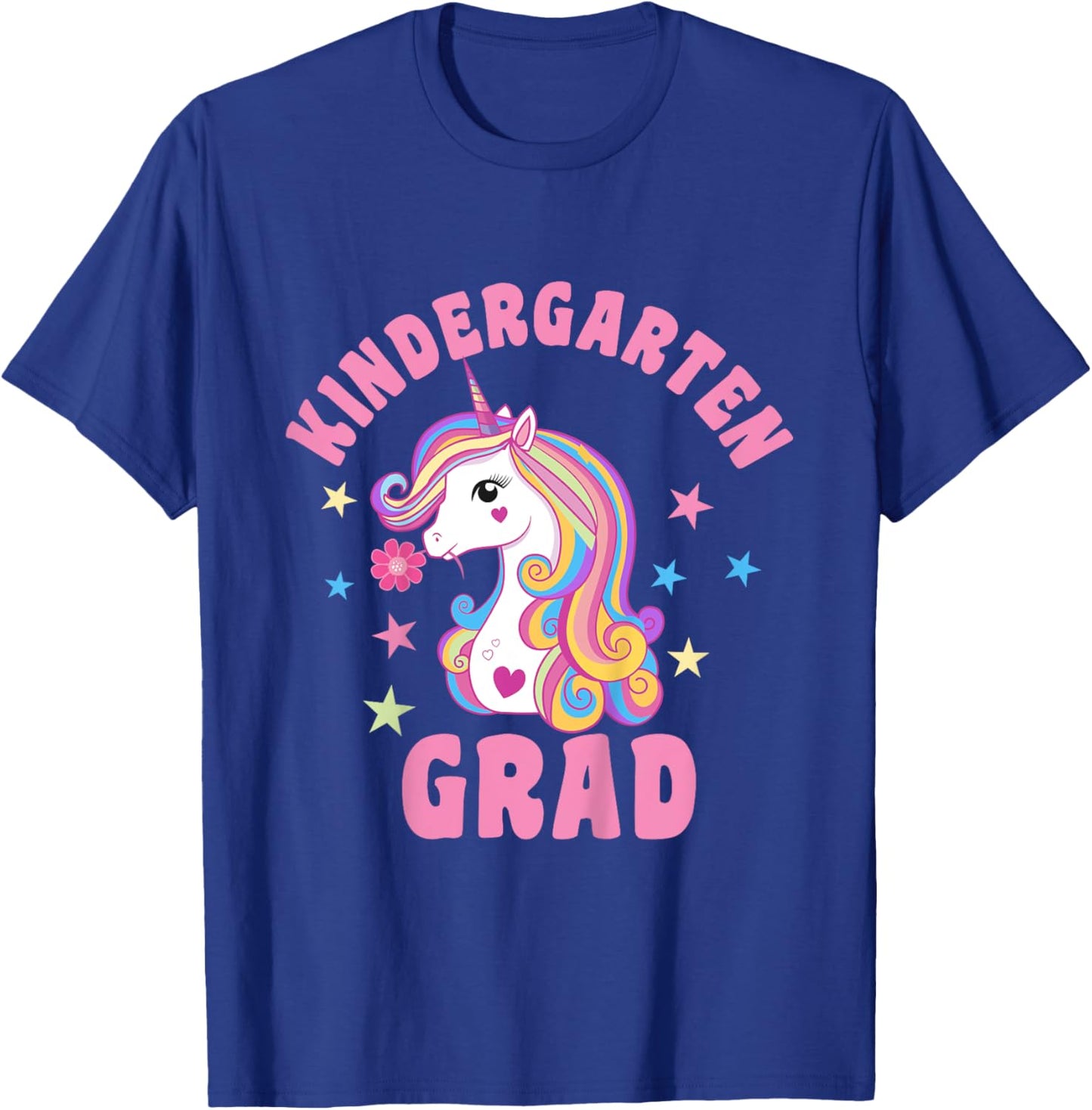 Kids Unicorn Kindergarten Grad Kindergarten Graduation T-Shirt - T-Shirt | Royal