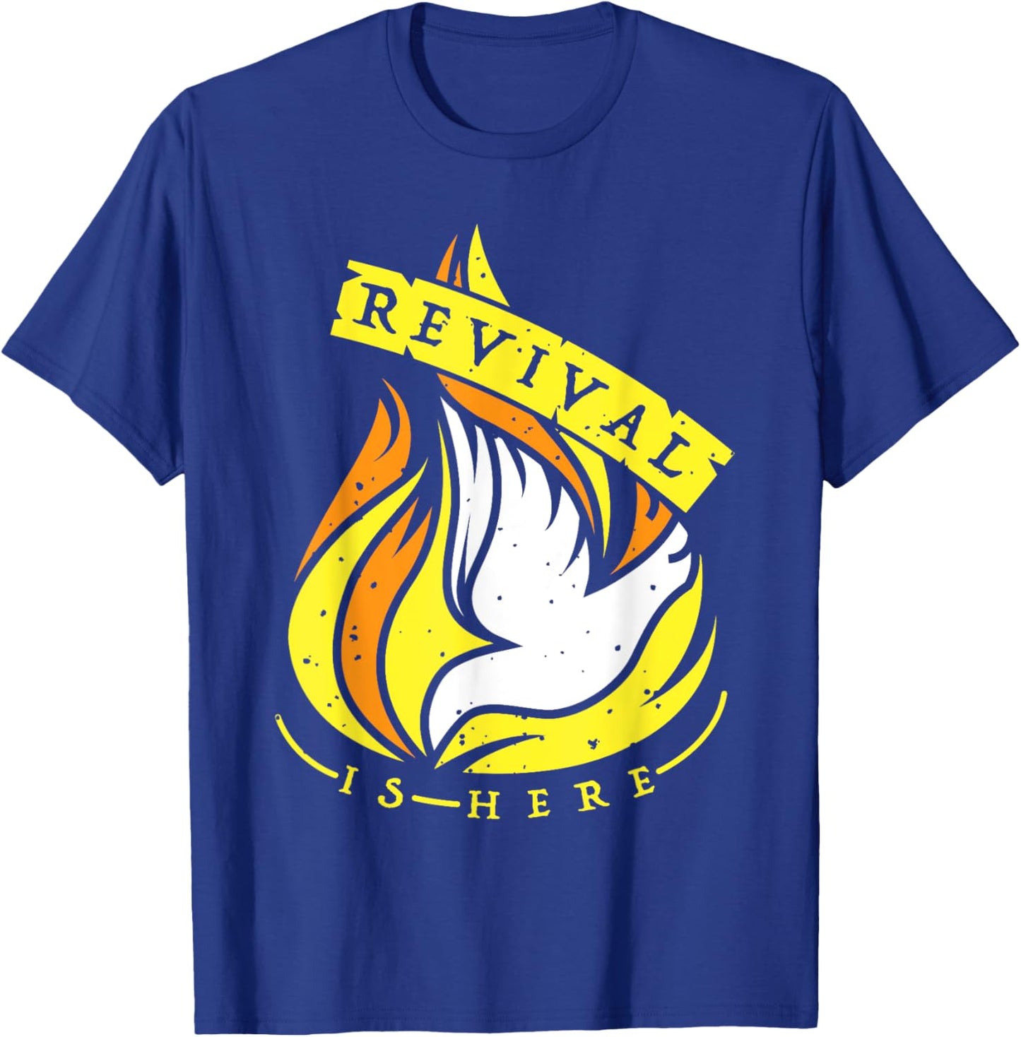 Revival Is Here Christian - Pentecost T-Shirt - T-Shirt | Royal