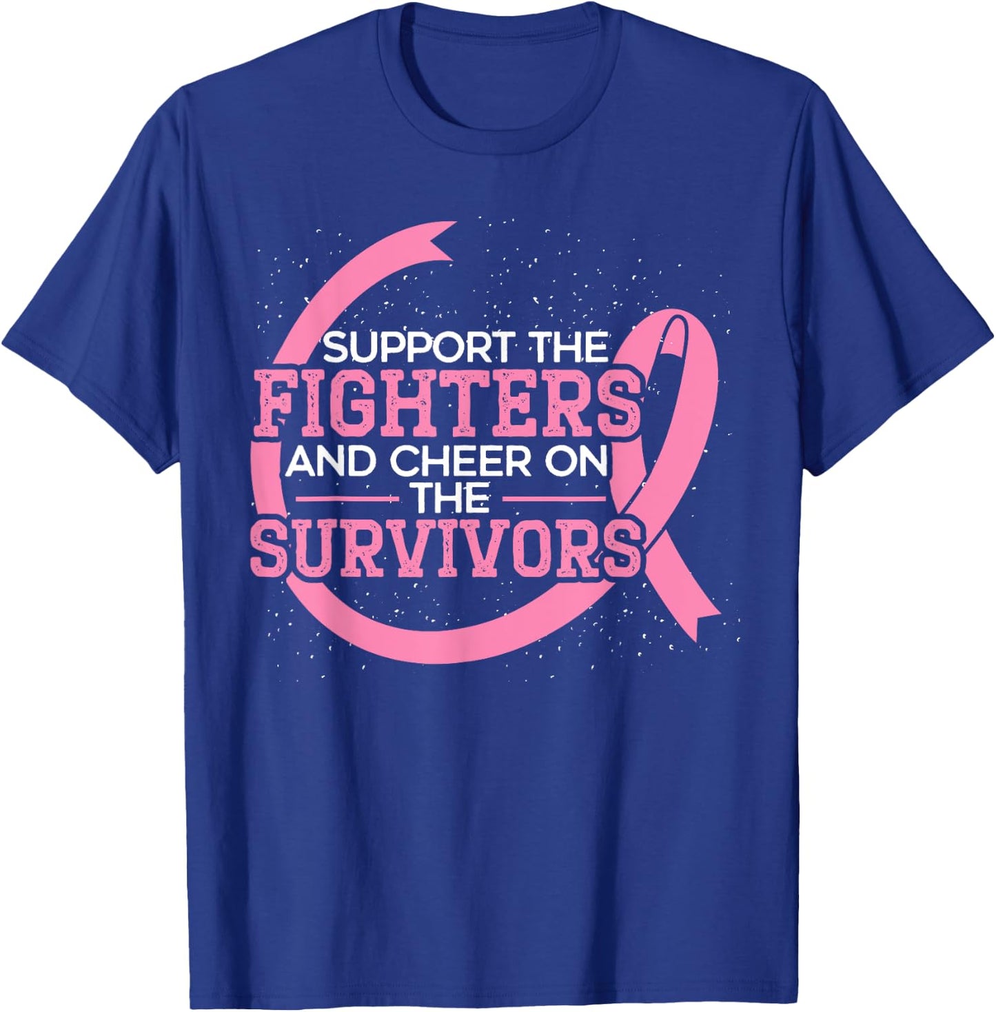 Breast Cancer Support Squad Breast Cancer Awareness T-Shirt - T-Shirt | Royal