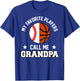 My Favorites Baseball Basketball Players Call Me Grandpa T-Shirt - T-Shirt | Royal
