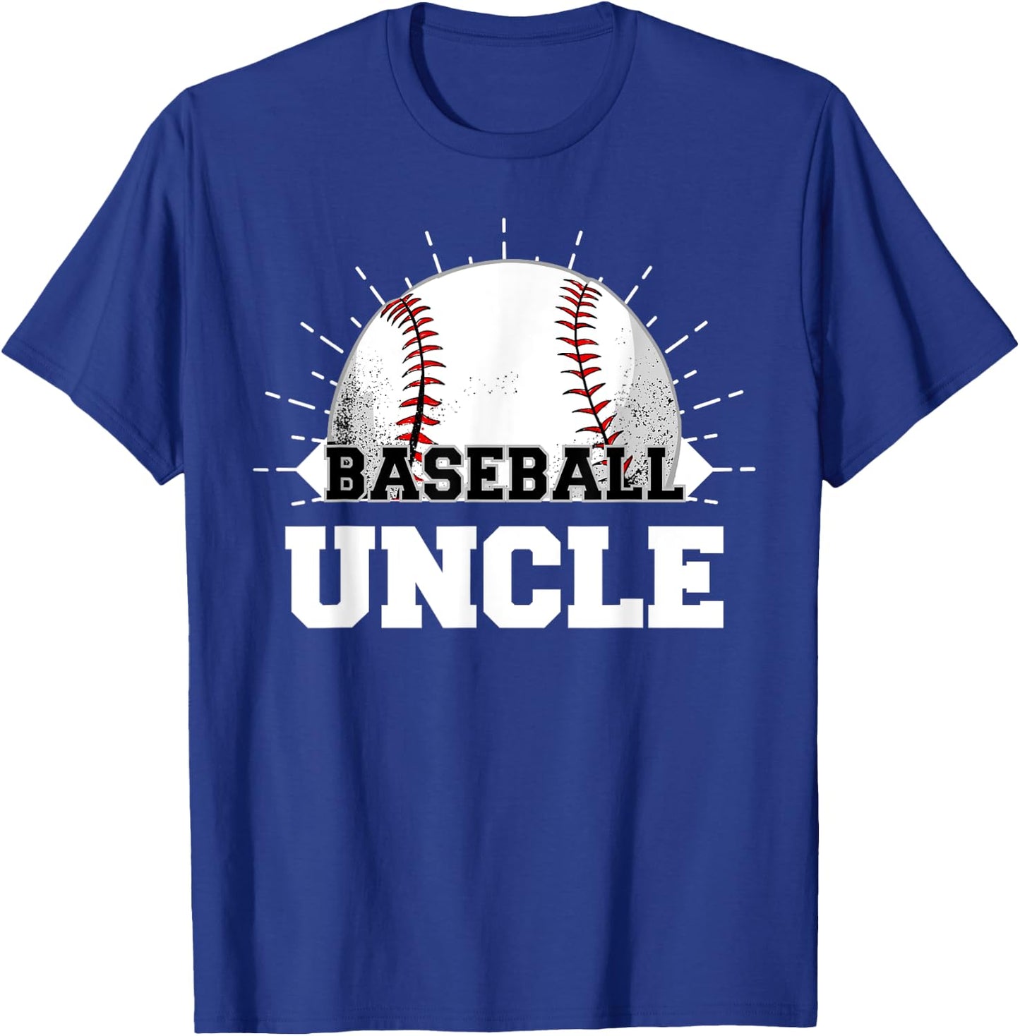 Game Day Baseball Uncle T-Shirt - T-Shirt | Royal