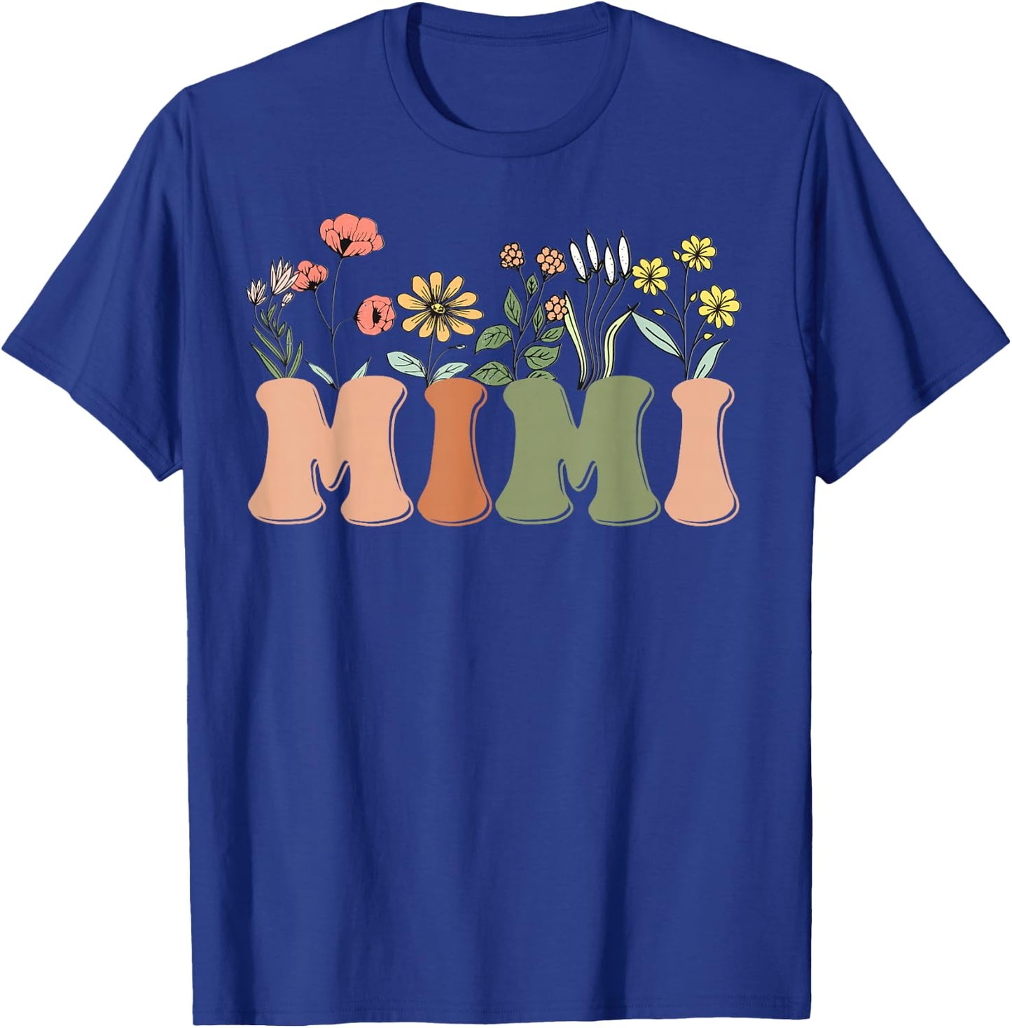 Wildflowers Mimi Floral Mother's Day Mimi T-Shirt - T-Shirt | Royal
