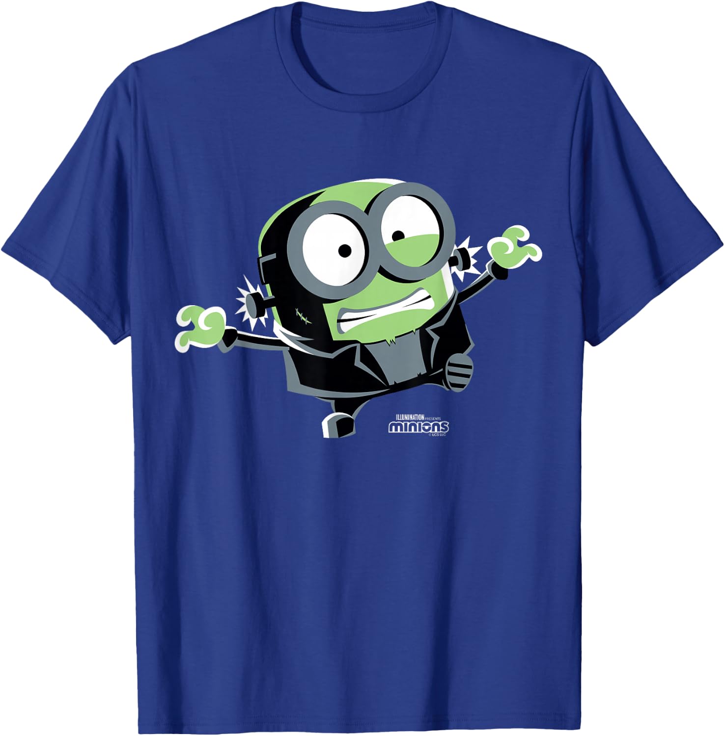 Minions Monsters Frankenbob Halloween T-Shirt - T-Shirt | Royal