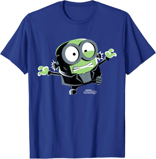 Minions Monsters Frankenbob Halloween T-Shirt - T-Shirt | Royal