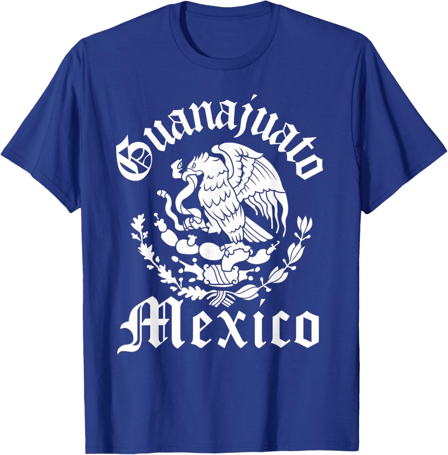 Guanajuato with Mexican Emblem Guanajuato T-Shirt - T-Shirt | Royal