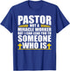 Best Pastor Appreciation Art Women Preacher Minister T-Shirt - T-Shirt | Royal