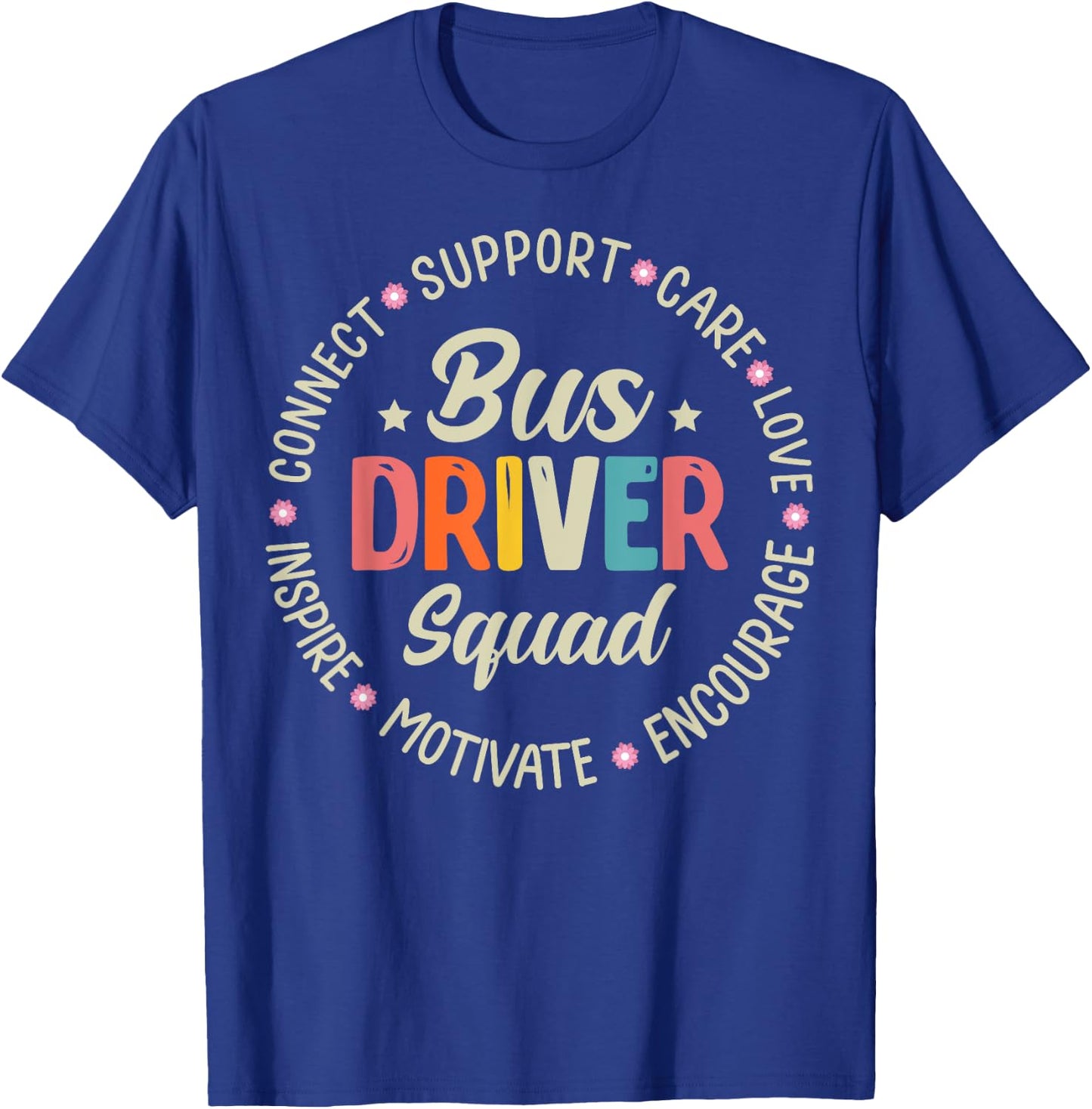 Bus Driver Squad Appreciation Week Back to School T-Shirt - T-Shirt | Royal