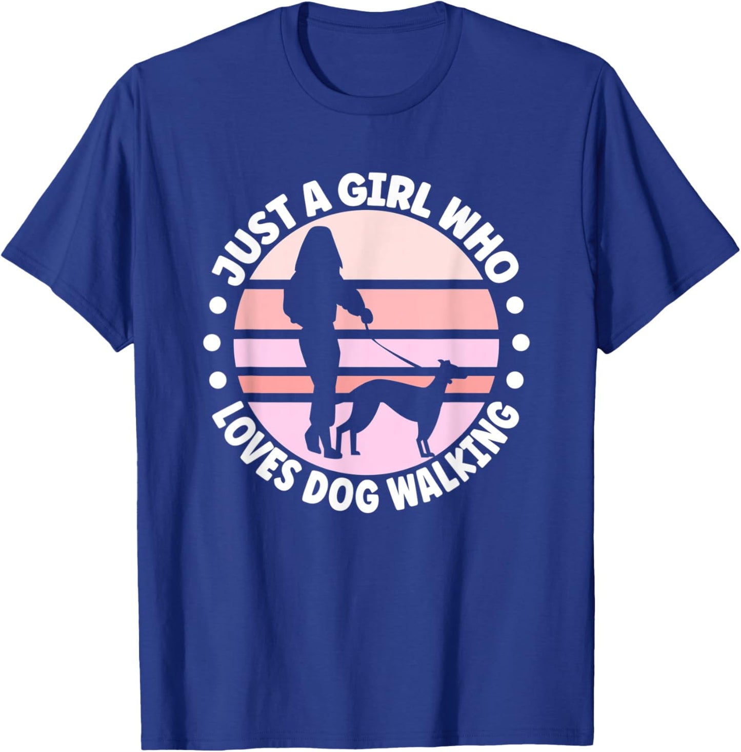 Dog Walking Apparel for Dog Walker T-Shirt - T-Shirt | Royal