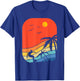 Vintage Surfer Retro Surfing Beach Surf Hawaiian Women Girls Kids T-Shirt - T-Shirt | Royal