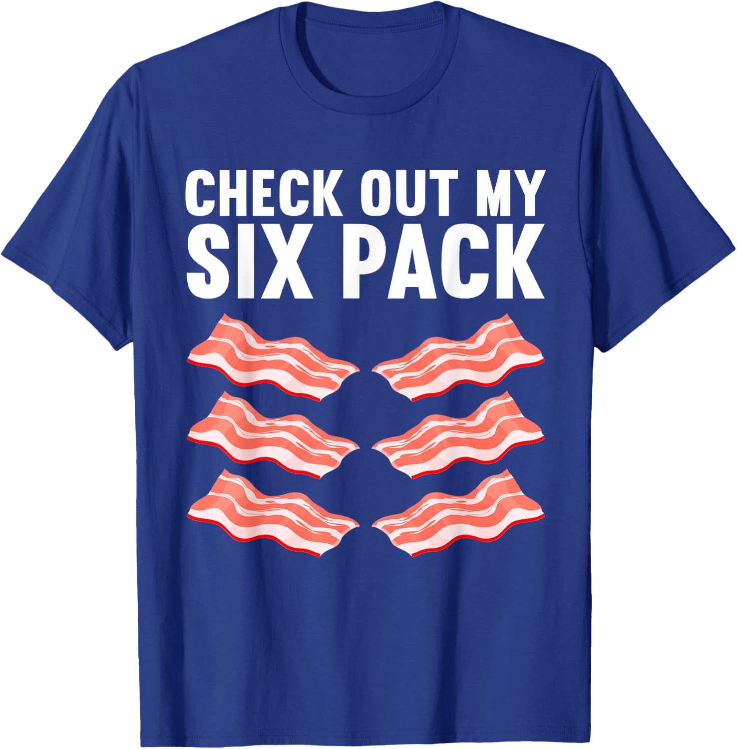 Cool Bacon Women Kids Pork Food Meat Lovers Foodie T-Shirt - T-Shirt | Royal