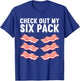 Cool Bacon Women Kids Pork Food Meat Lovers Foodie T-Shirt - T-Shirt | Royal