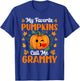 My Favorite Pumpkins Call Me Grammy Shirt Funny Halloween T-Shirt - T-Shirt | Royal