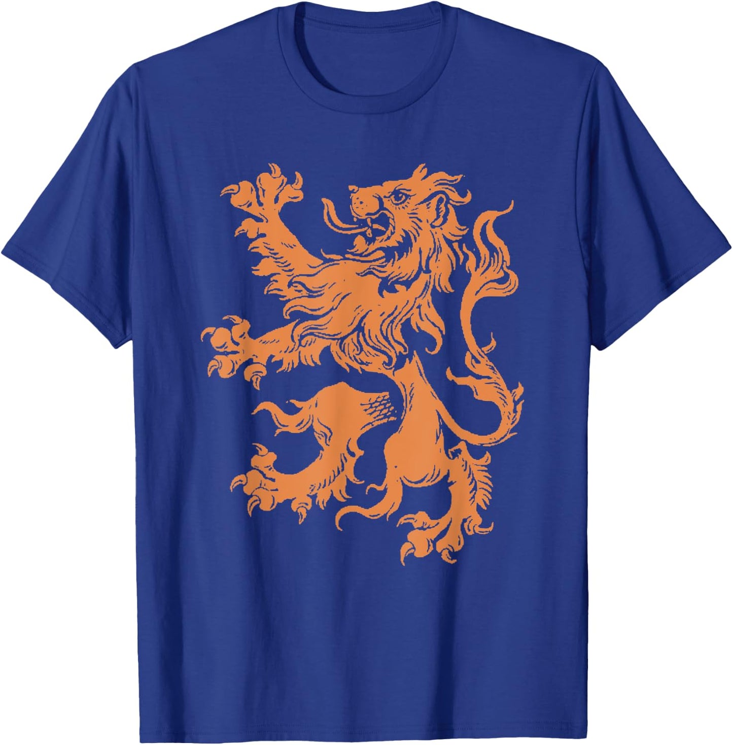 RAMPANT LION | Holland Crest | Dutch Lion T-Shirt - T-Shirt | Royal