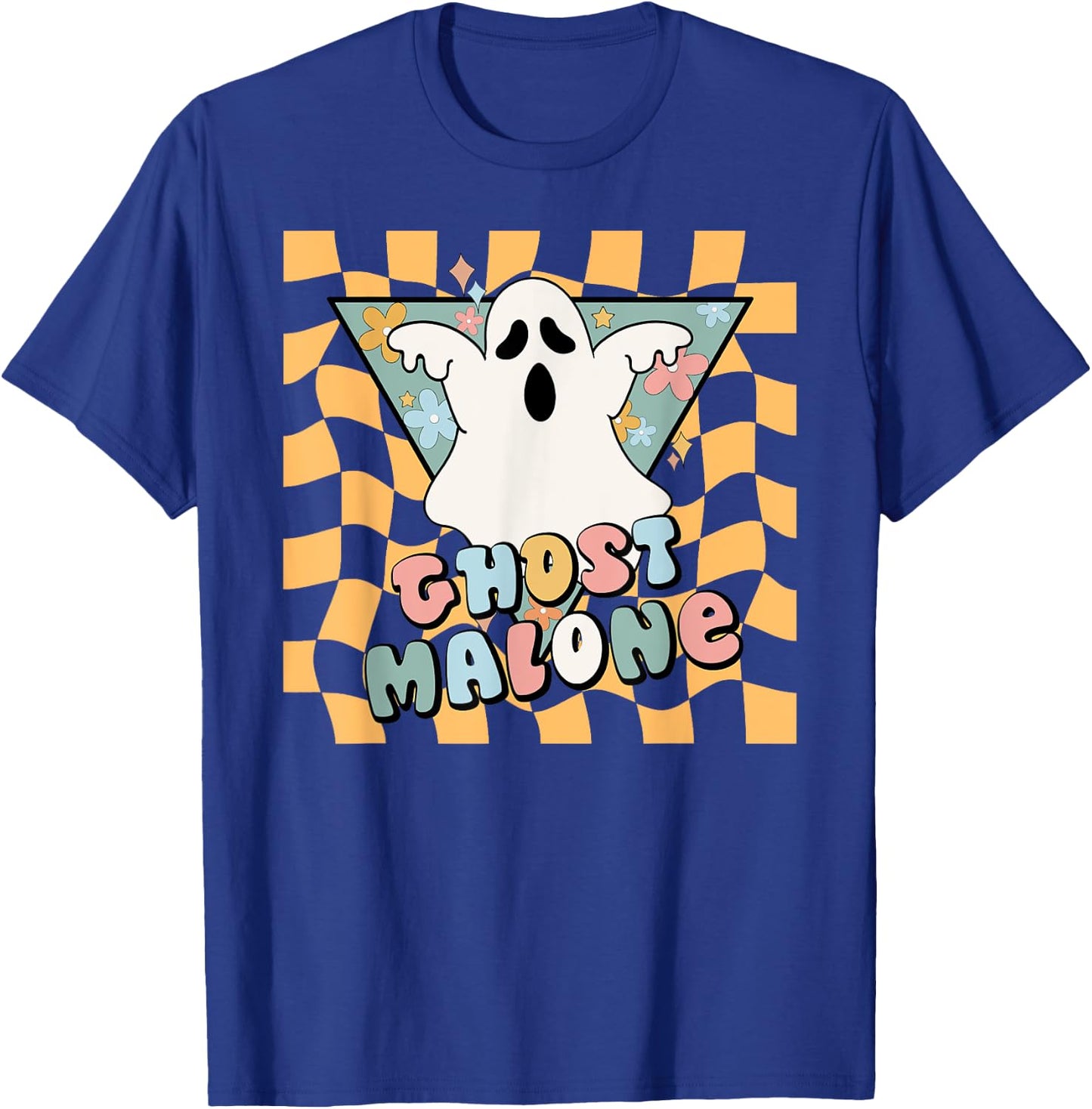 Halloween Cute Ghost Malone Parody Post Cool Hip Hop Joke T-Shirt - T-Shirt | Royal