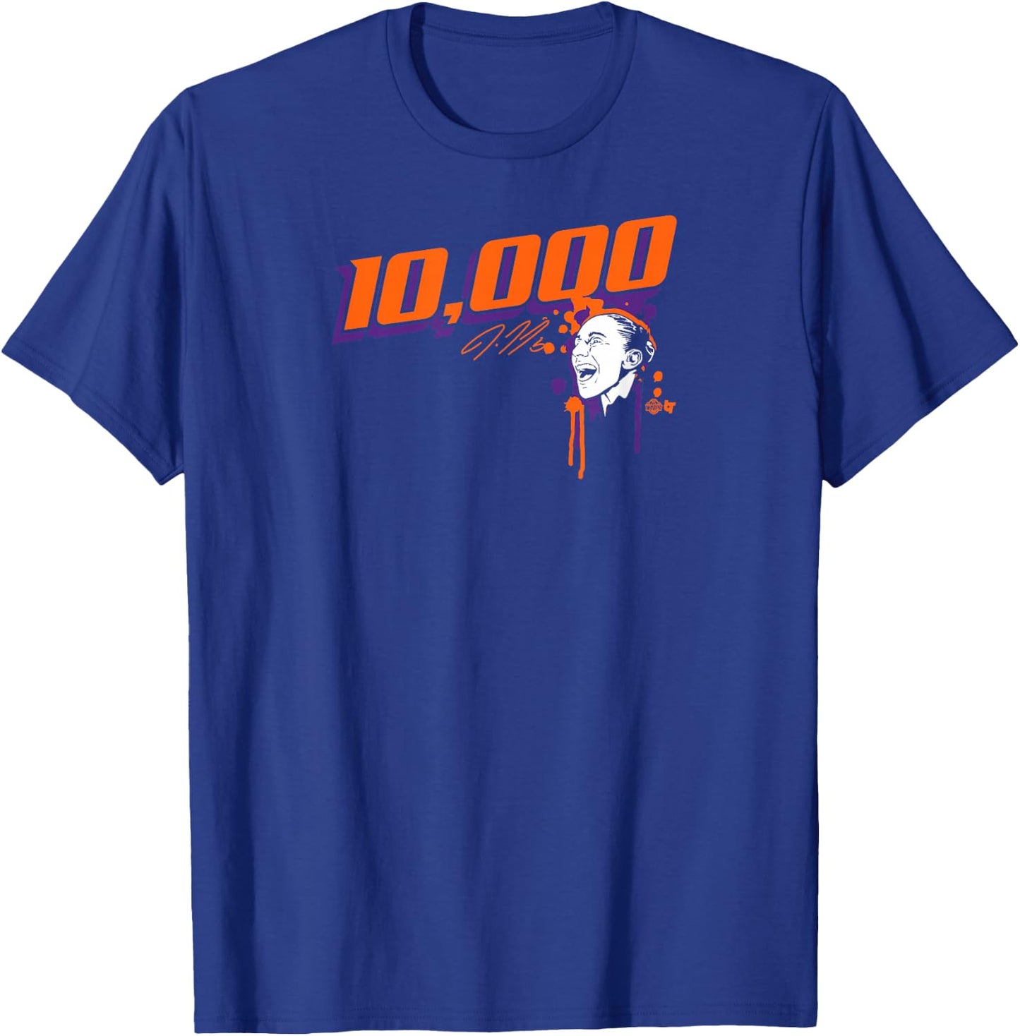 Diana Taurasi: 10,000 Points - Phoenix Basketball T-Shirt - T-Shirt | Royal