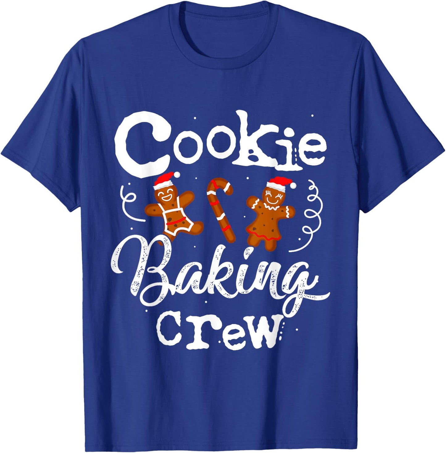 Cookie Baking Crew Baker Bake Kids Women Christmas Baking T-Shirt - T-Shirt | Royal