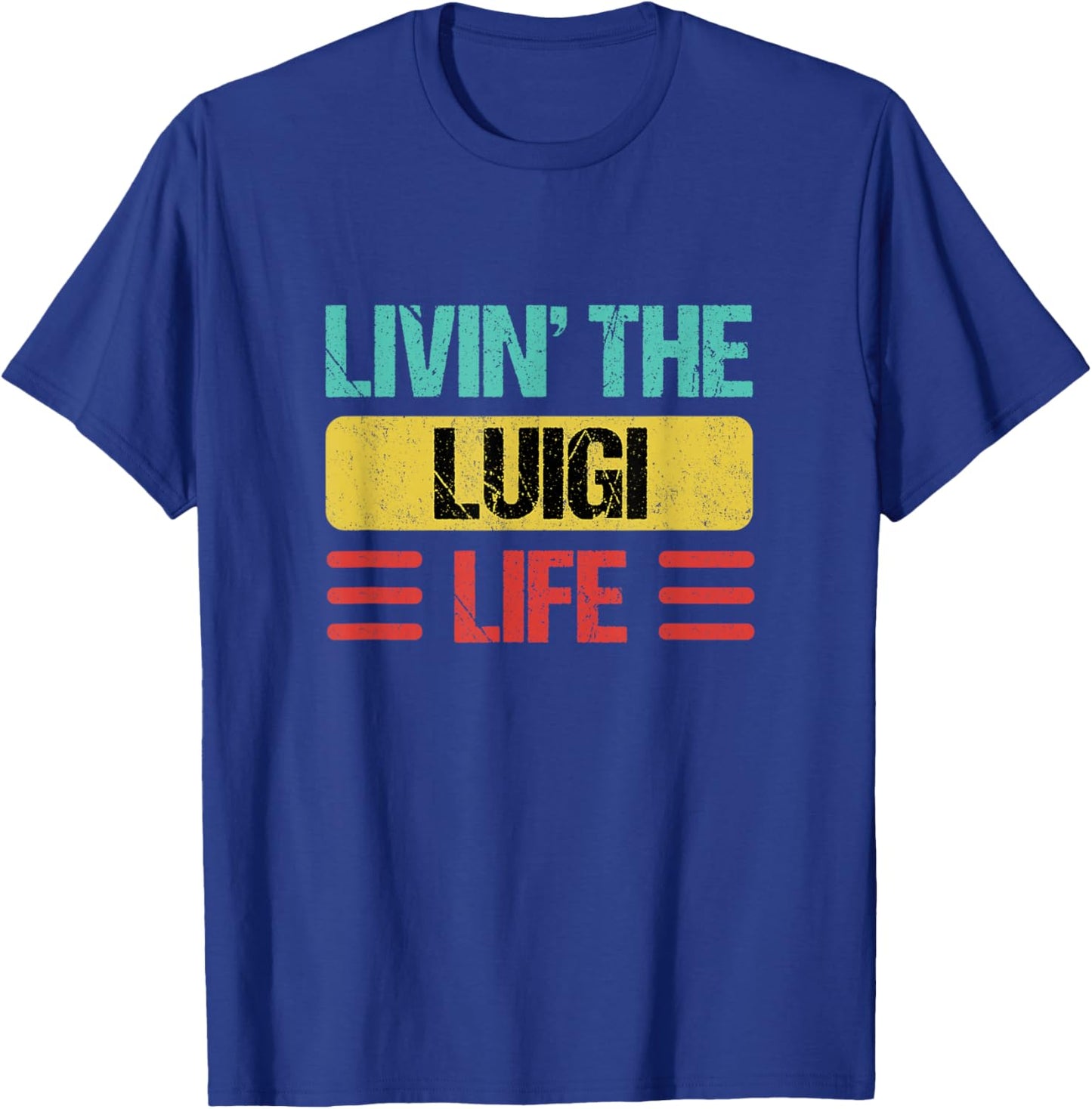 Luigi Name T-Shirt - T-Shirt | Royal