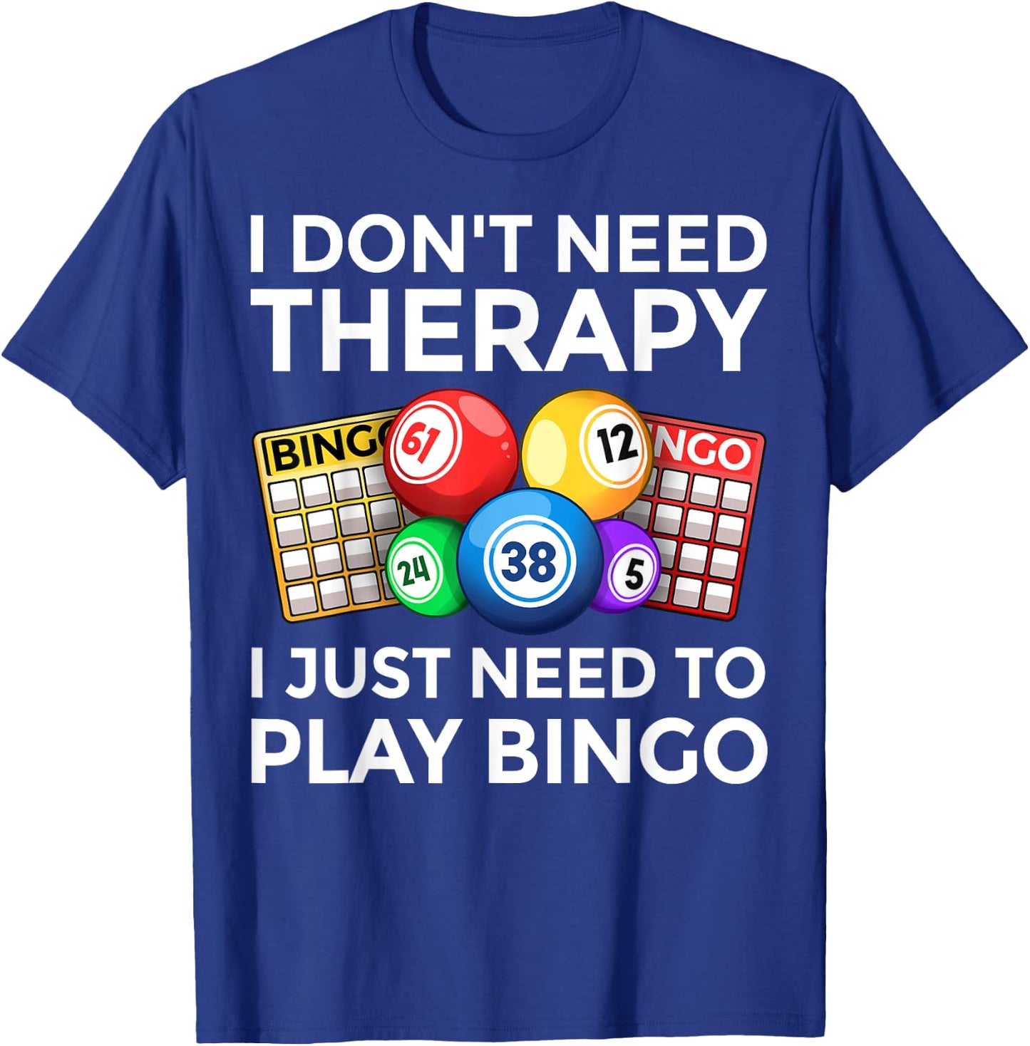 Cute Bingo Design Women Casino Gambling Bingo Lovers T-Shirt - T-Shirt | Royal