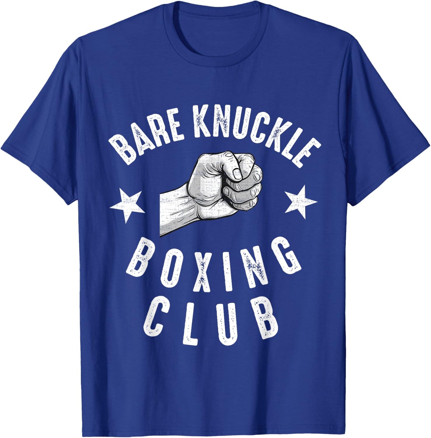 Bare Knuckle Boxing Men Fist Fighting Knuckle Fighter Lover T-Shirt - T-Shirt | Royal