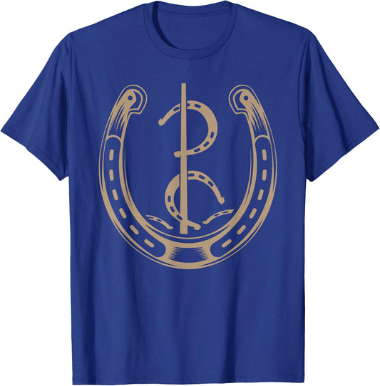 Horseshoe Throwing T-Shirt - T-Shirt | Royal