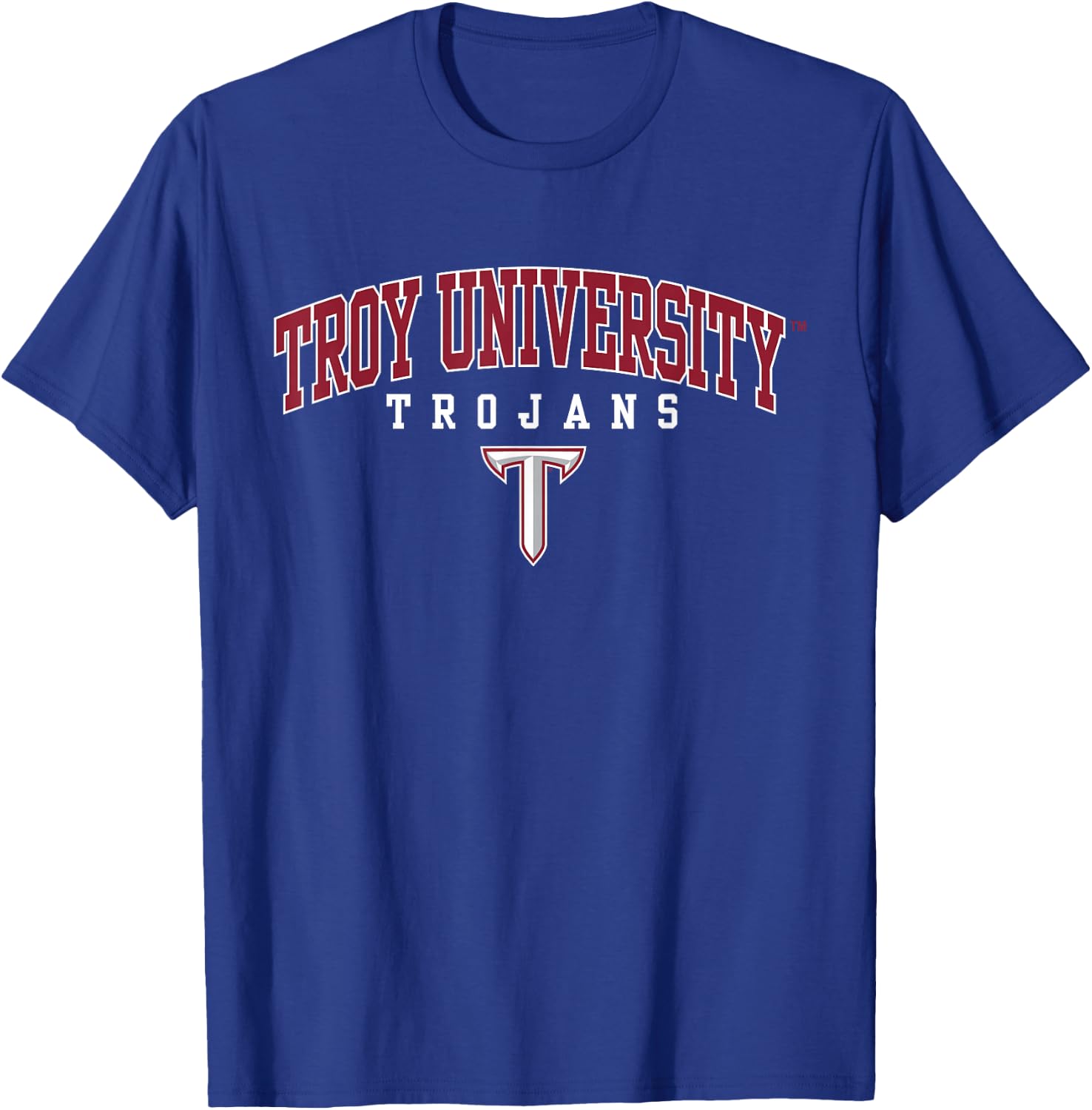 Troy University Trojans | Official NCAA Merch | NCAFTRY02 T-Shirt - T-Shirt | Royal