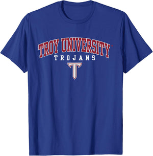 Troy University Trojans | Official NCAA Merch | NCAFTRY02 T-Shirt - T-Shirt | Royal