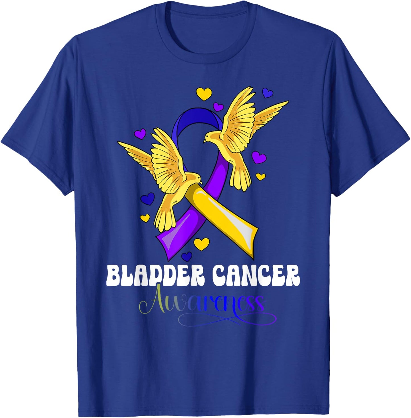 Bladder Cancer Awareness T-Shirt - T-Shirt | Royal