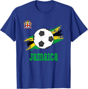 Jamaica Soccer Jamaican Football Jamaica Futbol T-Shirt - T-Shirt | Royal
