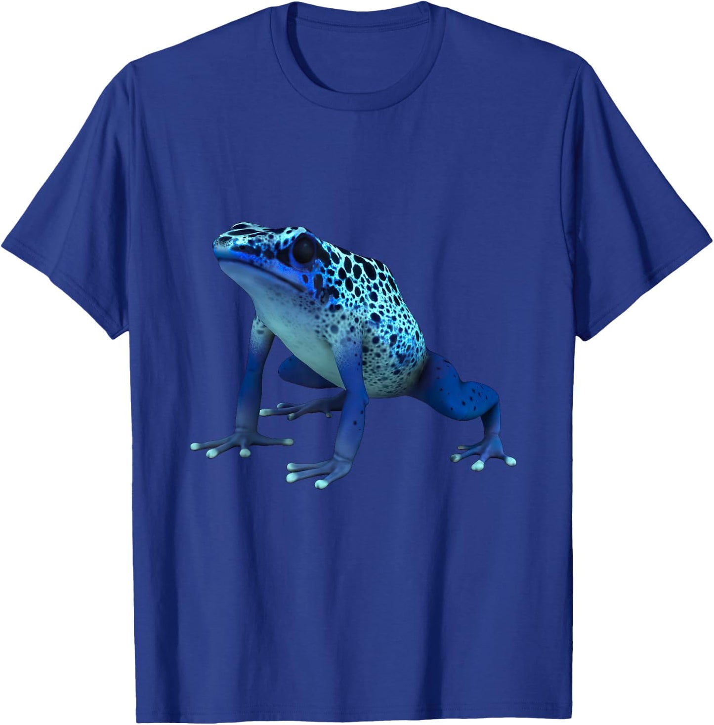 Funny Blue Poison Dart Frog Dendrobatidae Poison Arrow Frog T-Shirt - T-Shirt | Royal