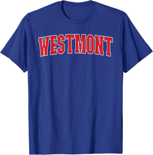Westmont California Souvenir Trip College Style Text T-Shirt - T-Shirt | Royal