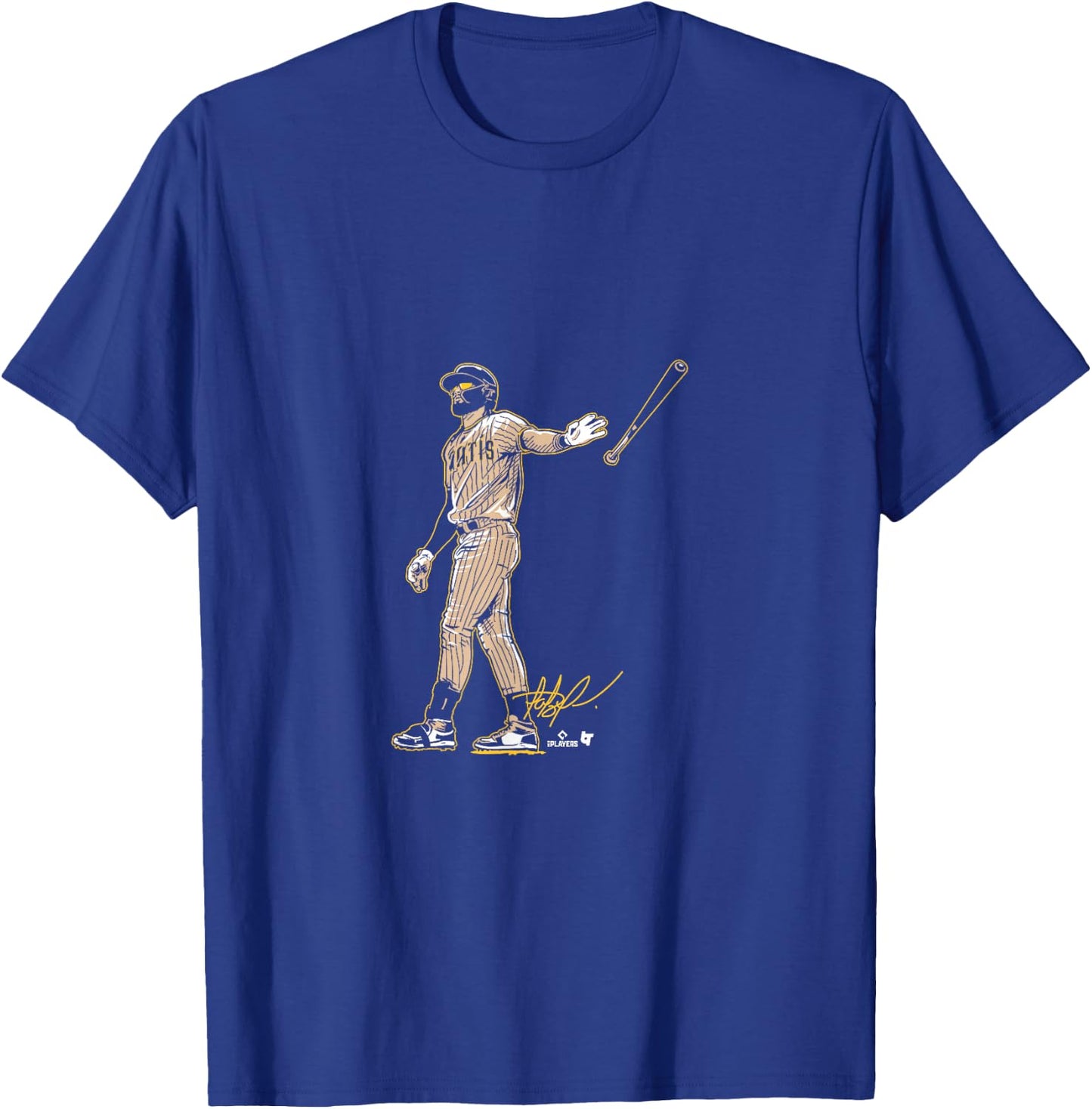 Fernando Tatis Jr.: Home Run Pose - San Diego Baseball T-Shirt - T-Shirt | Royal