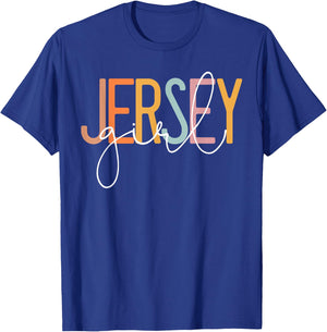 Jersey Girl Proud New Jersey Woman New Jersey Girl T-Shirt - T-Shirt | Royal