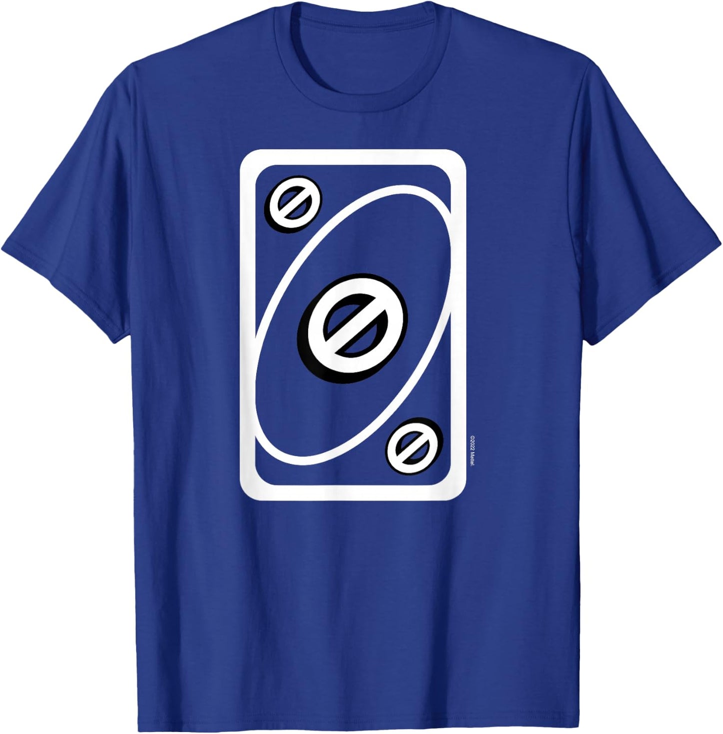 UNO - Blue Skip Card T-Shirt - T-Shirt | Royal