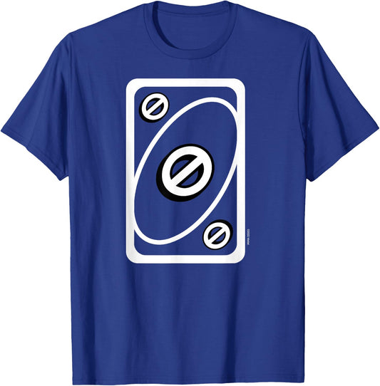 UNO - Blue Skip Card T-Shirt - T-Shirt | Royal