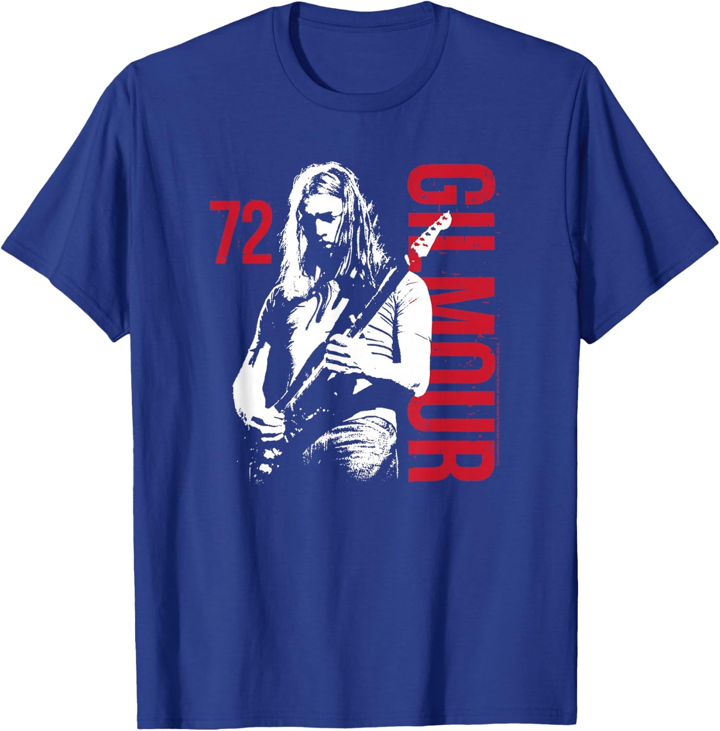 David Gilmour - Gilmour Guitar 72 T-Shirt - T-Shirt | Royal