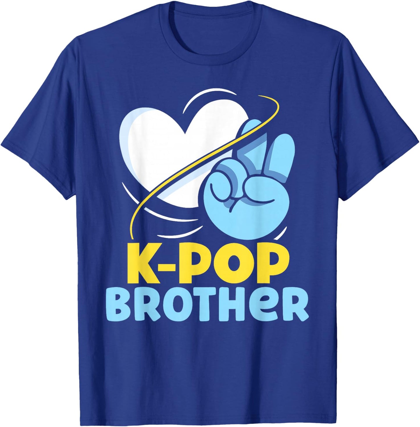 K-POP Brother Korean Cute K-Pop Music Lover T-Shirt - T-Shirt | Royal