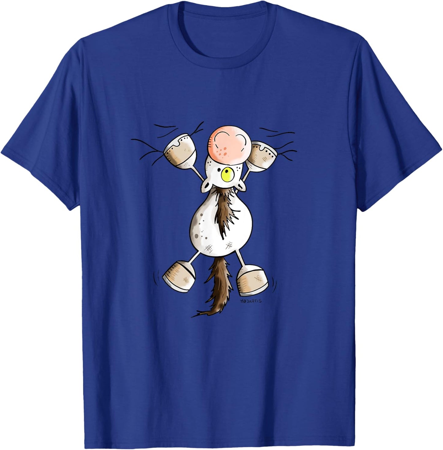 Cute Horse For Horse Friends And Horseback Riders T-Shirt - T-Shirt | Royal
