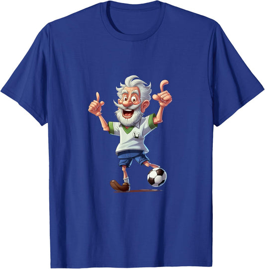 Soccer Grandpa Grandfather Soccer Football Fans Anime Kawaii T-Shirt - T-Shirt | Royal