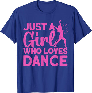 Cool Dance For Girls Women Hip Hop Dancer Ballroom Dancing T-Shirt - T-Shirt | Royal