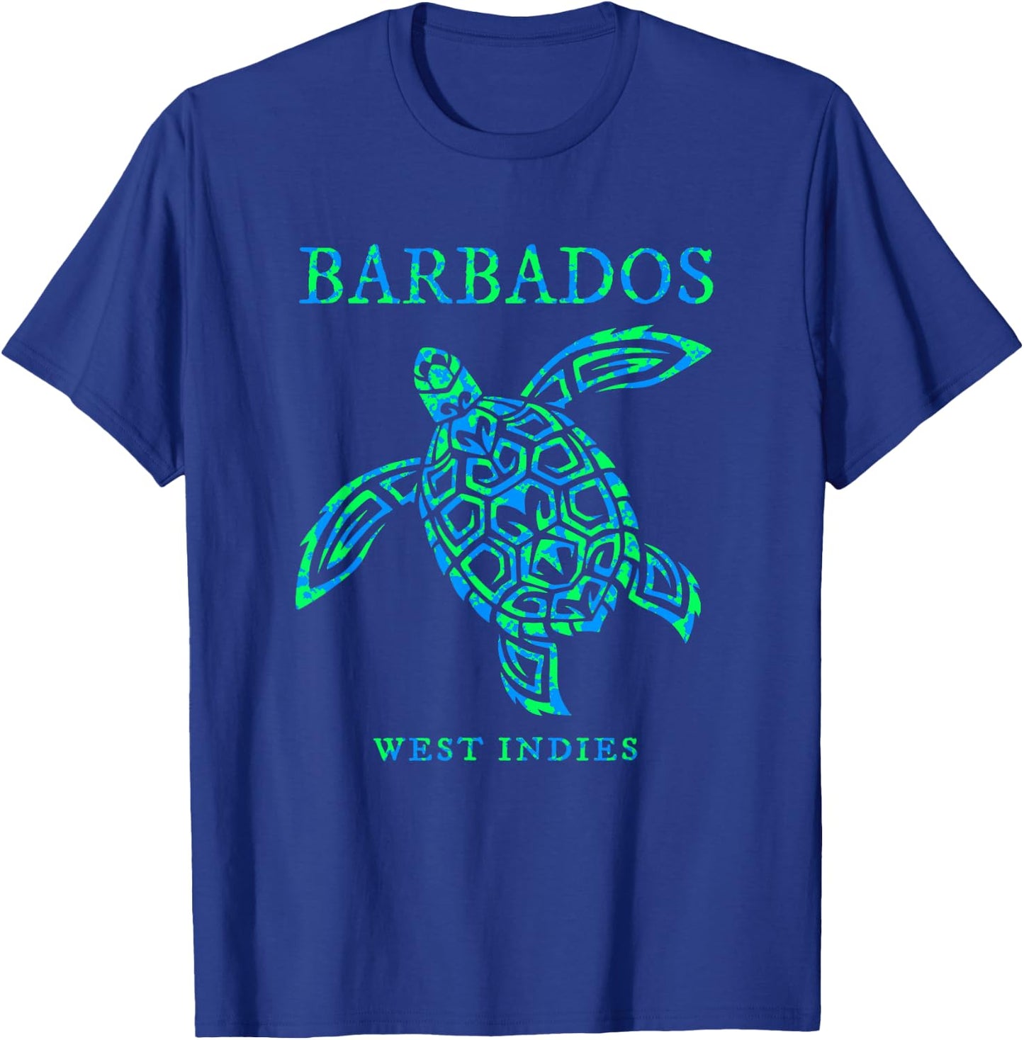 Barbados Sea Turtle Boys Girls Vacation Souvenir T-Shirt - T-Shirt | Royal