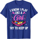 Funny Billiards Design Ladies Girls Pool Players T-Shirt - T-Shirt | Royal
