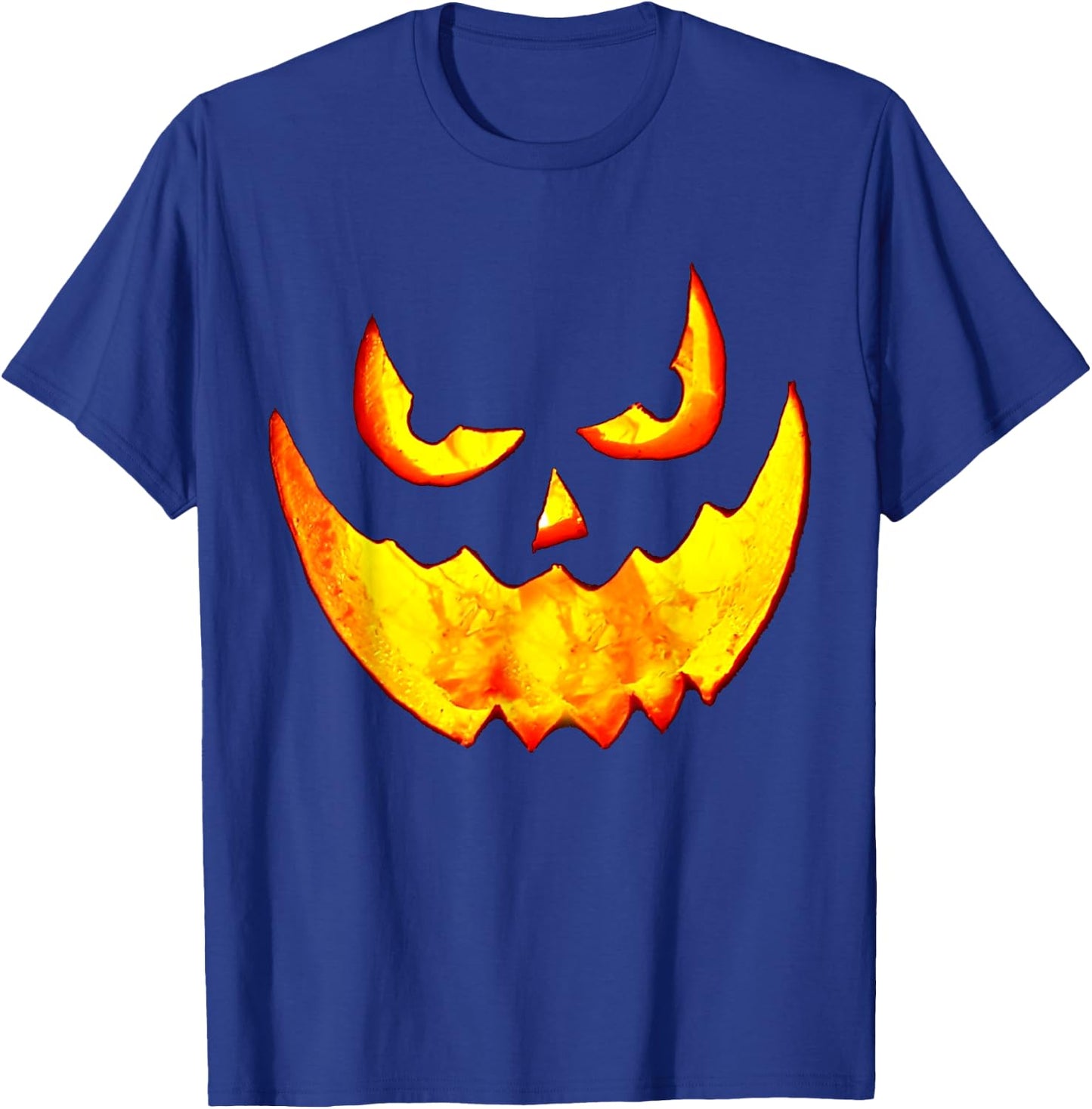 Jack O Lantern Scary Pumpkin Halloween Costume T-Shirt - T-Shirt | Royal