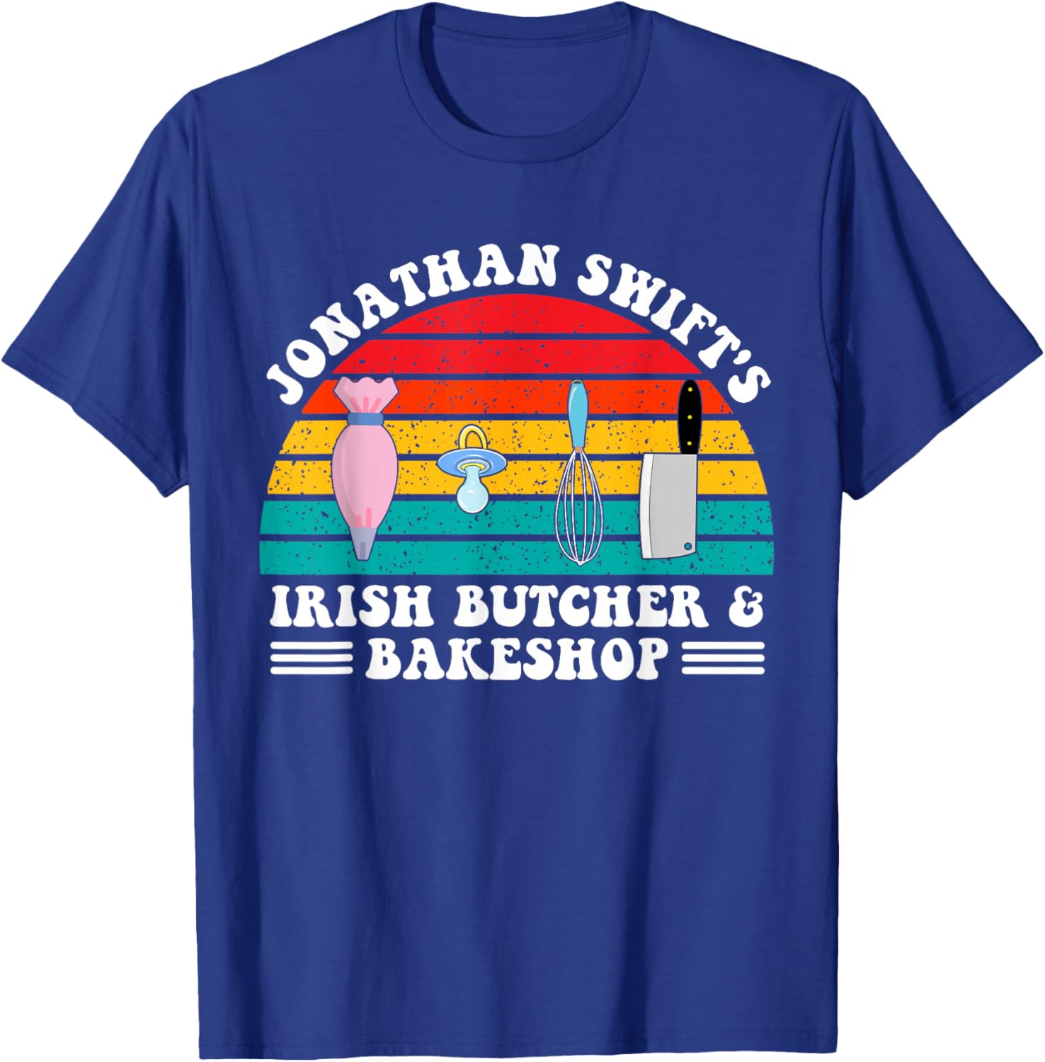 Jonathan Swift's Irish Butcher & Bakeshop Apparel T-Shirt - T-Shirt | Royal
