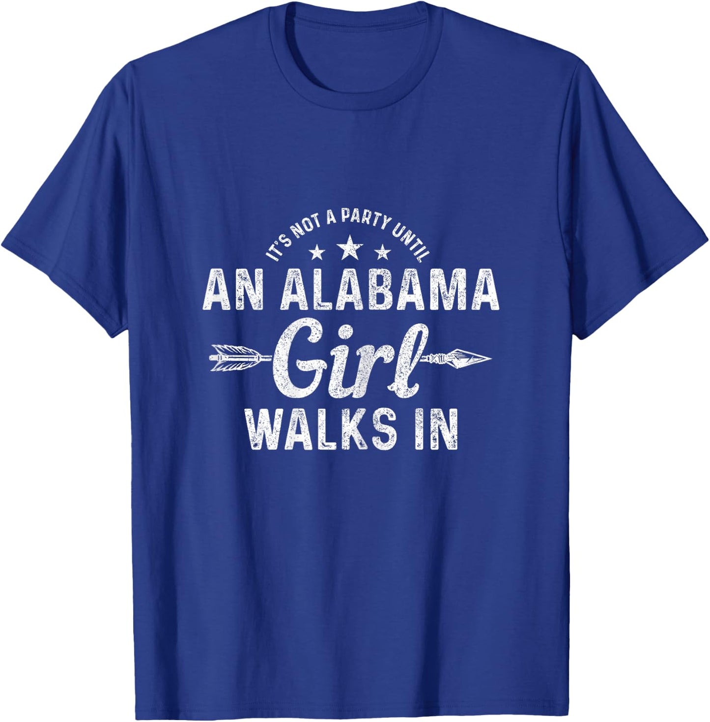 Alabama Funny Girl Bama Pride Vintage T-Shirt - T-Shirt | Royal