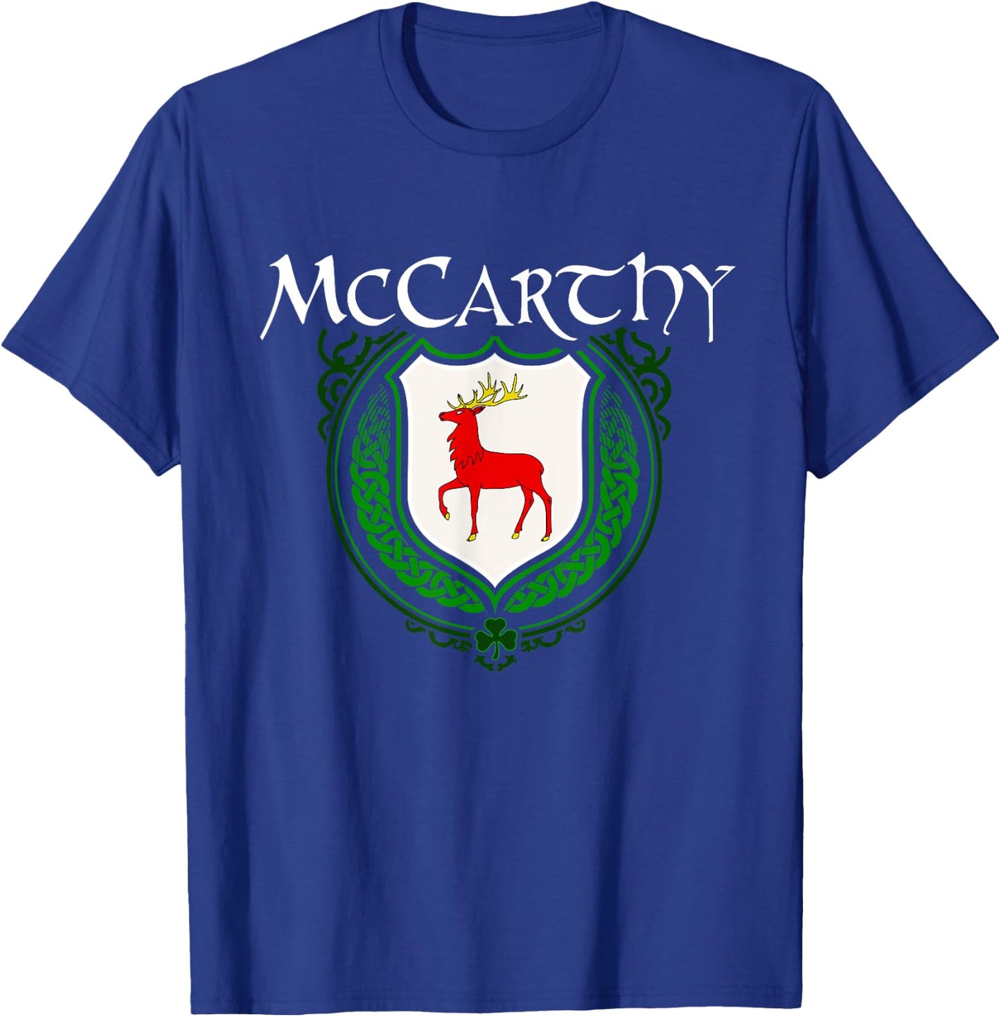 McCarthy Surname Irish Clan Tartan Badge Ireland T-Shirt - T-Shirt | Royal