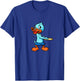 Comic duck plays Ultimate Frisbee T-Shirt - T-Shirt | Royal